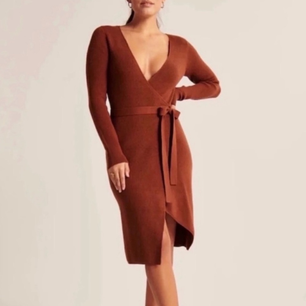 EUC Abercrombie Sweater Wrap Dress